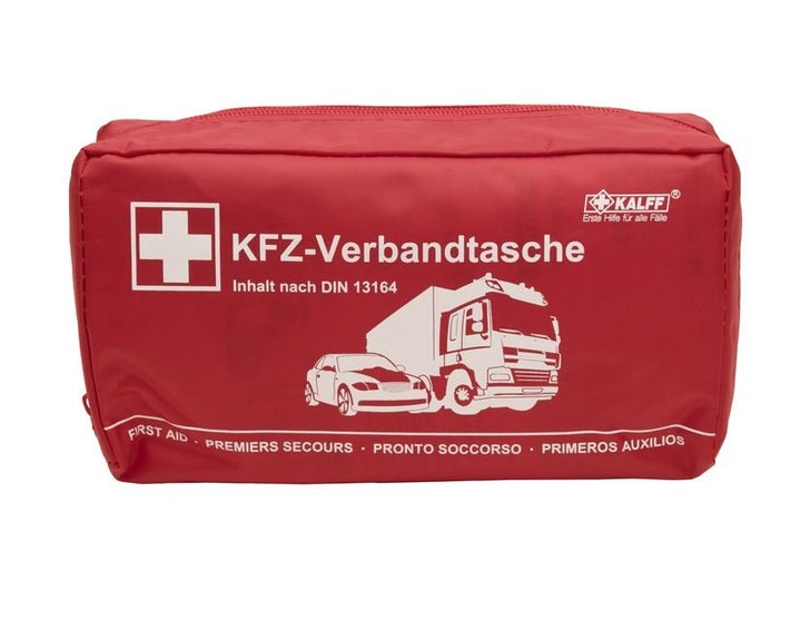 Kalff* Kit pronto soccorso borsa in nylon rosso,Nano