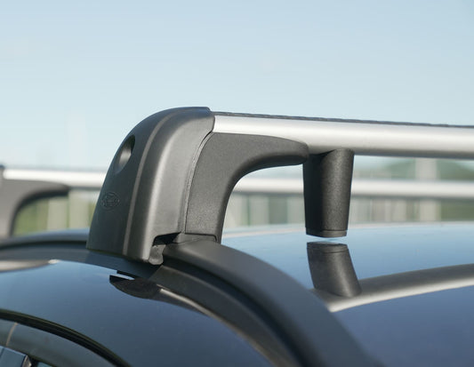 Barre trasversali tetto alluminio con serratura argento Kuga 2020+