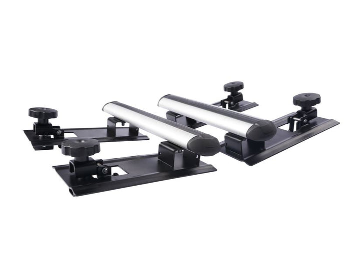 Metalloproduktsia* Kit multifunzione per sistema portapacchi per pianale con barre portapacchi corte, per interno