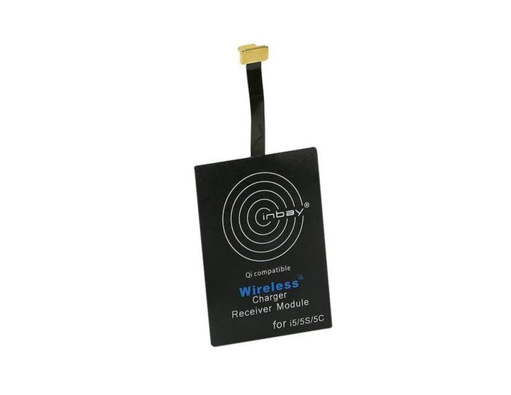 ACV* Ricevitore di ricarica INBAY Qi per IPhone® 5/5S/5C/6/6+/7/7+, nero