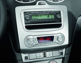 Originale Ford Focus 01/2008-12/2010 Alloggiamento per sistemi audio DIN Argento