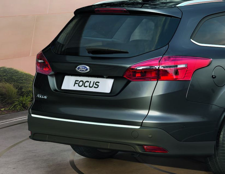 Originale Ford Focus Protezione carico paraurti posteriore stile acciaio inossidabile in 3D