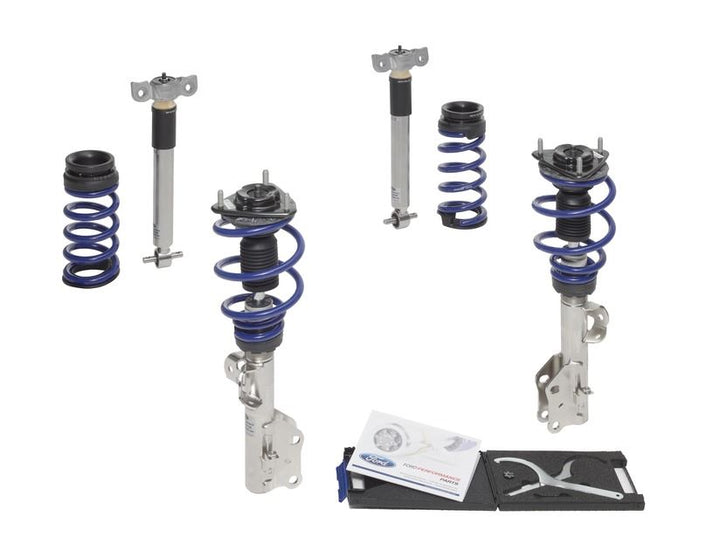 Originale Ford Mustang Kit di sospensione coilover In acciaio inox con molle verniciate a polvere in colore blu Ford Performance