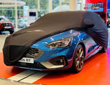 Originale Ford Focus Copertura protettiva Premium nera con rivestimento rosso