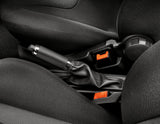 Originale Ford Ka Cuffia freno a mano Sunrise (rosso) con anelli cromati lucidi