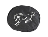 Originale Ford Bronco Copertura ruota di scorta nera con logo Bronco bianco