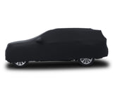 Originale Ford Explorer Plug-In-Hybrid Copertura protettiva Premium nera con rivestimento bianco e logo Ford ovale bianco