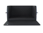 padsforall®* Rivestimento bagagliaio per trasporto animali domestici  similpelle nera con profilo blu, misura: M