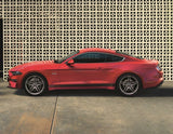 Mustang Strisce laterali tri-bar Ford Performance con scritta Mustang, Matte Black 2018-2023