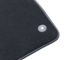 TAPPETINI, MOQUETTE STANDARD ANTERIORI, NERO