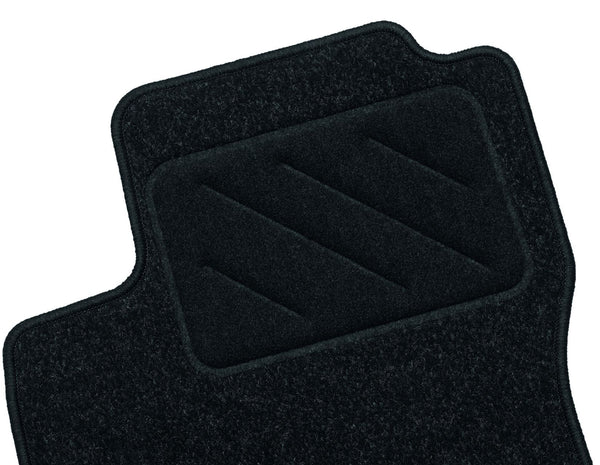 Tappetini Anteriori In Velluto Per Ford B-MAX (2012-2017) – Set Da 2 Pezzi – Qualità Base – Fondo Antiscivolo – Nero