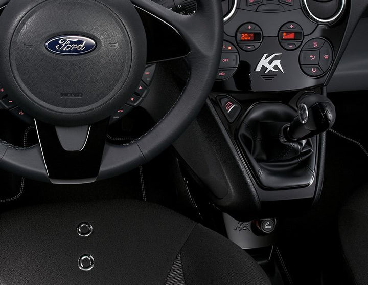 Originale Ford Ka Rete portaoggetti per consolle centrale Nero Piano