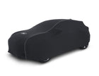 Copertura protettiva Premium nera con rivestimento bianco e logo Ford ovale bianco