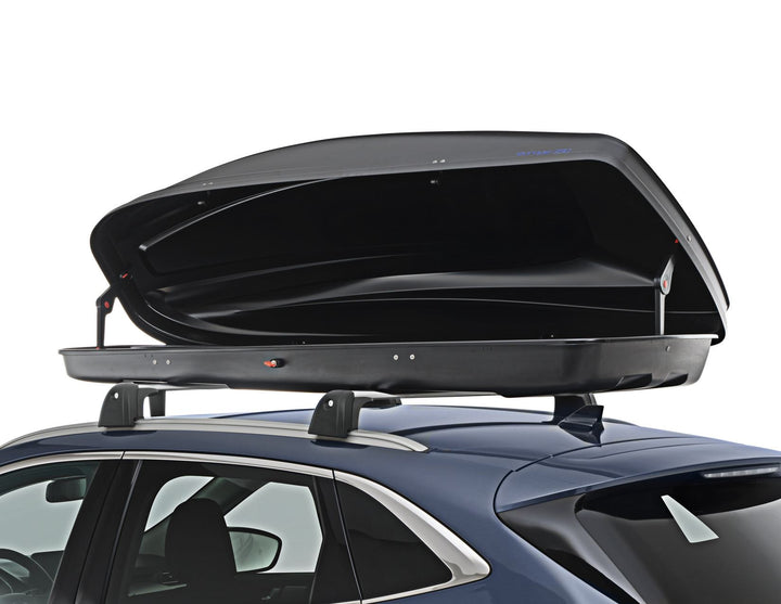G3* BOX DA TETTO ELEGANCE EUROPE 390, NERO OPACO GOFFRATO