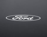 Copertura protettiva Premium nera con rivestimento bianco e logo Ford ovale bianco