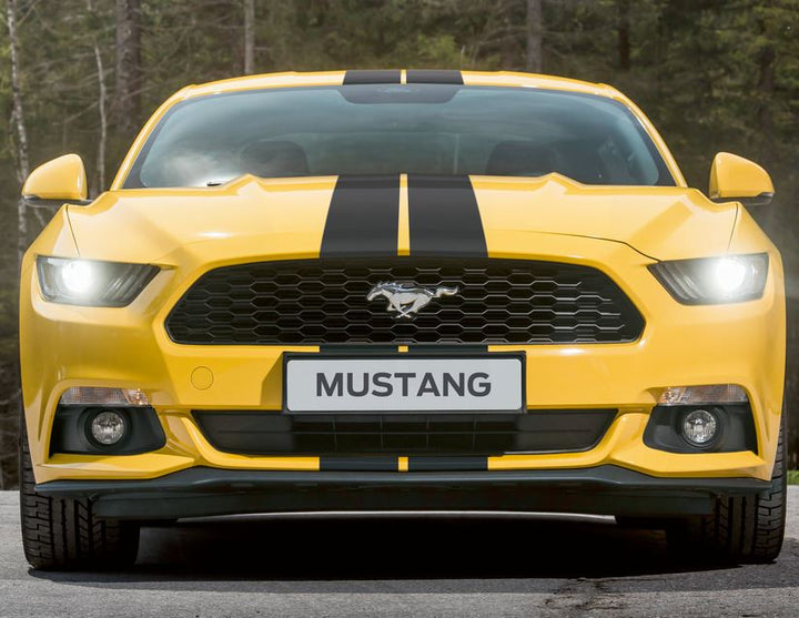 Mustang 03/2015-02/2018 herpa print* Strisce da gara over-the-top,nero opaco