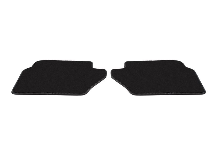 Tappetini Auto Su Misura Per Ford Fiesta '18 (2017-07/2023) - Velluto Pregiato 4 Pezzi Con Cuciture Rosse - Tuning-art BEF817