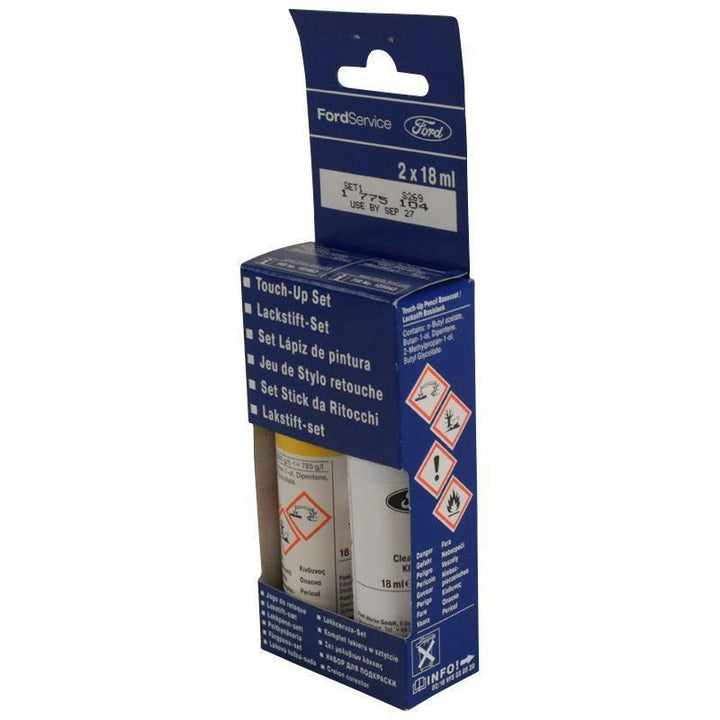 Penne ritocco carrozzeria Ford 9ml in Giallo Tramonto Met. 2595025 (codice colore: CERE5ZA)