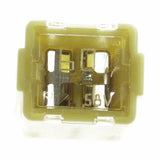 Interruttore automatico 58 Volt e 60 Ampere femmina quadrato giallo