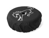 Originale Ford Bronco Copertura ruota di scorta nera con logo Bronco bianco