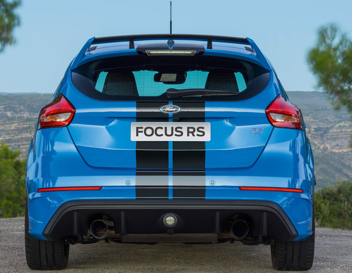 Ford Focus 09/2014-03/2018 herpa print* Strisce da gara Over-the-top,nero lucido