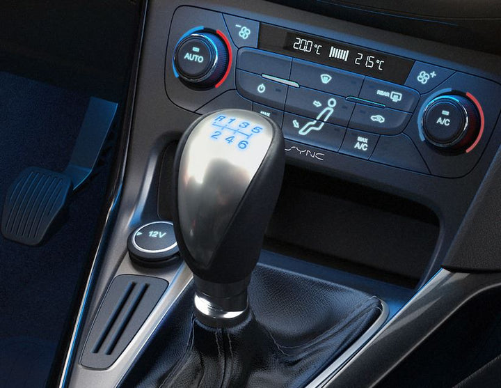 Originale Ford Focus Pomello leva cambio Con disegno leva cambio blu luminoso