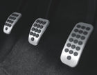 Originale Ford Fiesta 09/2008-06/2017 Finitura pedaliera sportiva Alluminio