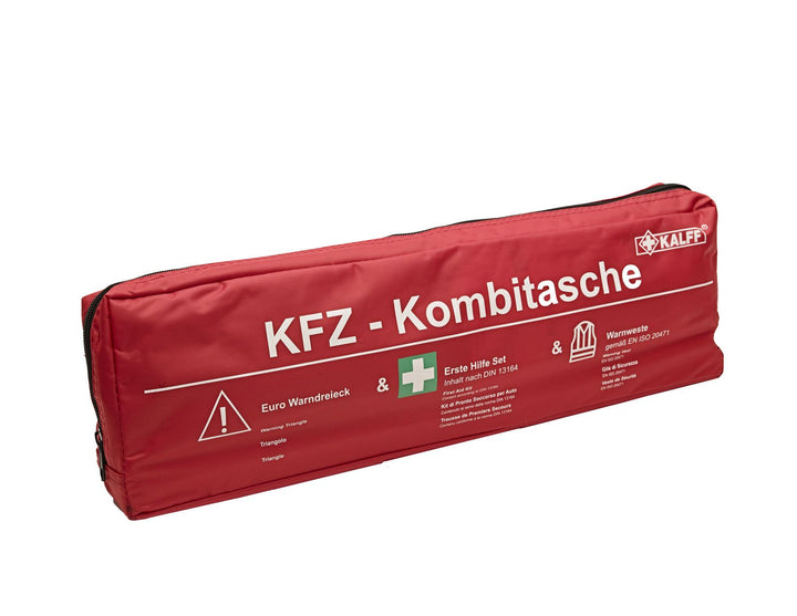 Kalff* Pacchetto di sicurezza borsa in nylon rosso,