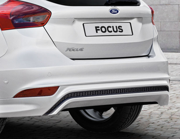 Originale Ford Focus Minigonna paraurti posteriore Nero lucido con inserto diffusore