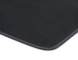 Tappetini Premium in velluto posteriore, nero con cuciture in grigio