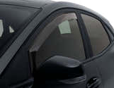 Déflecteurs Latéraux ClimAir Noirs Pour Suzuki Ignis 5 Portes 2016+ - Verre Acrylique, Réduction Bruit & Pluie - 10