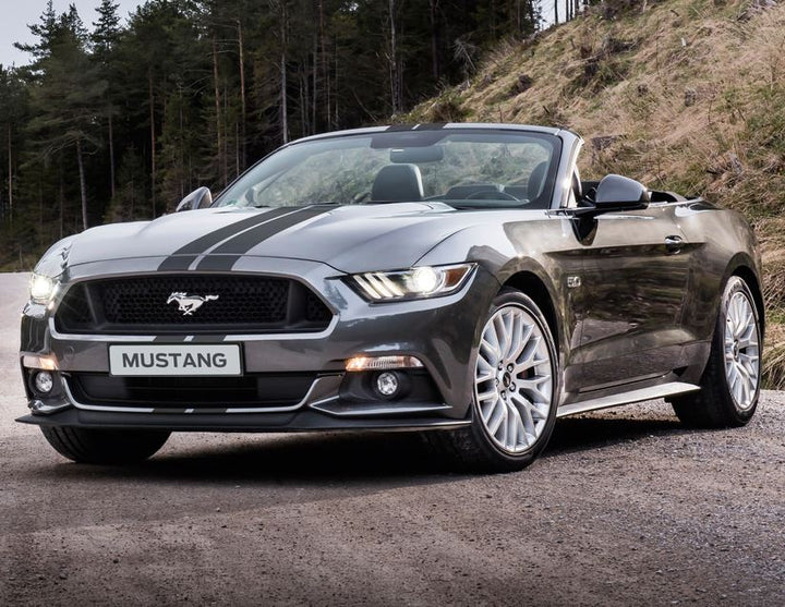 Originale Ford Mustang 03/2018-03/2023 Strisce da gara Over-the-top,nero opaco