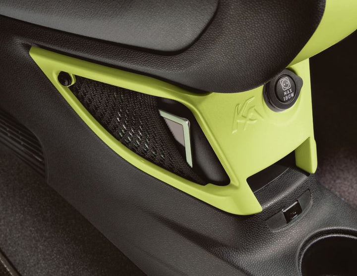 Originale Ford Ka Rete portaoggetti per consolle centrale Jump (verde)