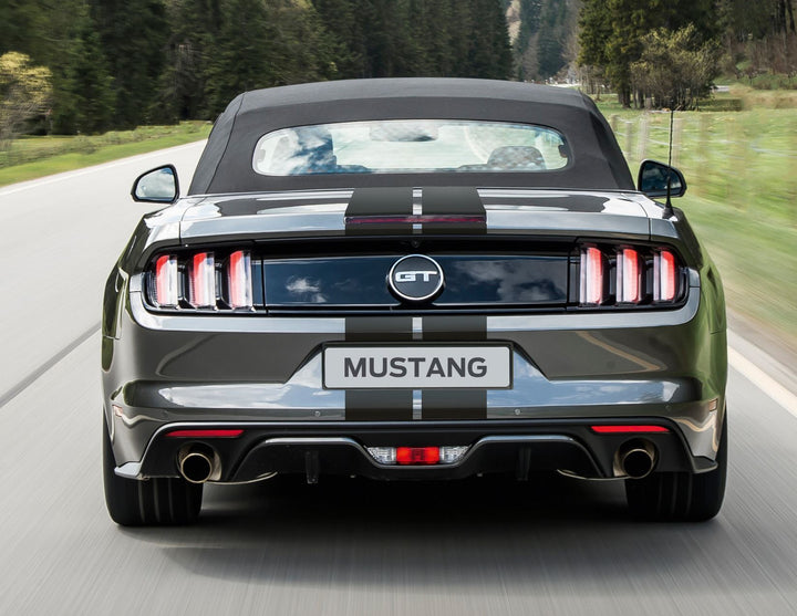 Originale Ford Mustang 03/2018-03/2023 Strisce da gara Over-the-top,nero opaco