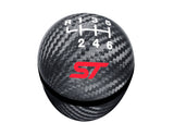 Originale Pomello del cambio Performance con logo Ford ST rosso.