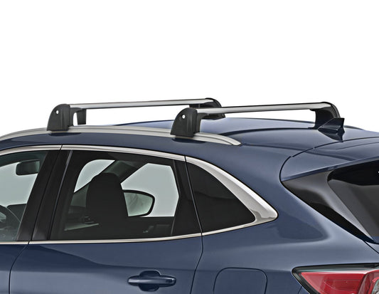 Barre trasversali tetto alluminio con serratura argento Kuga 2020+