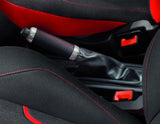 Originale Ford Ka 09/2008-05/2016 Cuffia freno a mano nero con cuciture rosse