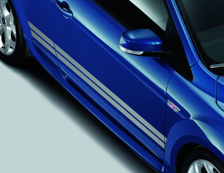 Originale Ford Focus 07/2004-12/2010 Kit strisce laterali GT Bianco