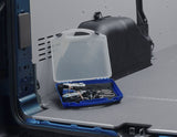 Originale Ford Transit/Transit Custom Cargo Securing Pack in una scatola blu e bianca semitrasparente
