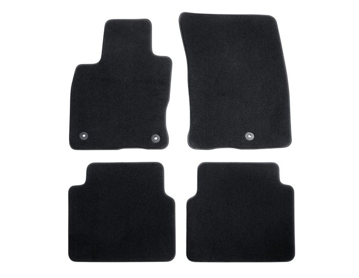 QUEMAR Tappetini Auto compatibili con Ford Kuga II 2013-2019 / Kit Tappeti in Moquette e Gomma su Misura (Set 2 Anteriori + 2 Posteriori) / Ricami e Colori Personalizzati (2 Ricami, Bordo Blu QUEMAR Tappetini Auto compatibili con Ford Kuga II 2013-2019 / Kit Tappeti in Moquette e Gomma su Misura (Set 2 Anteriori + 2 Posteriori) / Ricami e Colori Personalizzati (2 Ricami, Bordo Blu