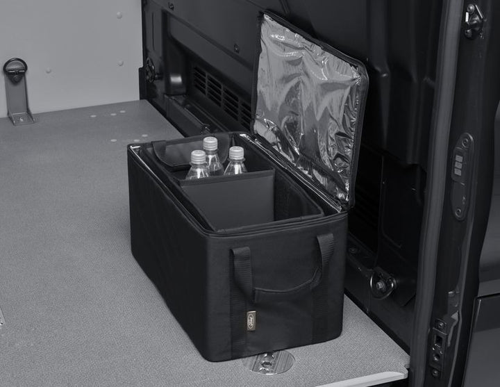 Sistema Box-in-Box per posizionamento all’interno del MegaBox della Ford Puma, o come soluzione di trasporto a sé stante, nero