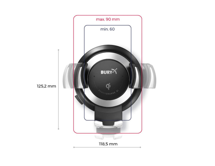 BURY* SISTEMA POWERMOUNT POWERCHARGE QI