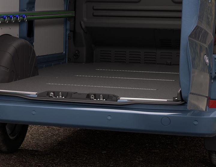 Originale Ford Transit Custom Pianale di carico in legno con guide airline integrate
