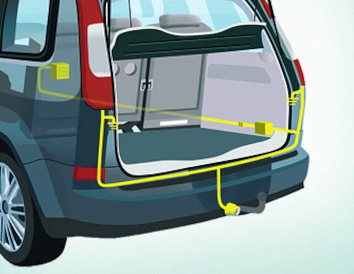Originale Ford Galaxy® Kit collegamenti elettrici per gancio traino connettore a 13 pin