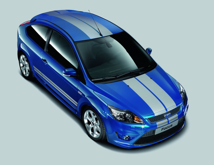 Originale Ford Focus 01/2008-12/2010 Kit strisce portellone GT Performance blue