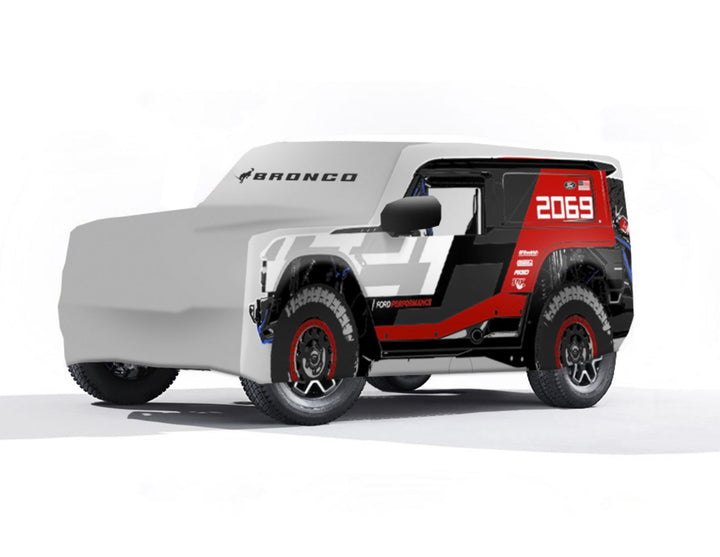 Bronco Coverking Copertura protettiva Grafica multicolore Bronco in 3D