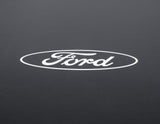 Originale Ford Kuga Copertura protettiva Premium nera con rivestimento bianco e logo Ford ovale bianco