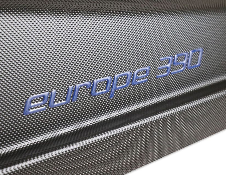 G3* BOX DA TETTO ELEGANCE EUROPE 390, NERO OPACO GOFFRATO