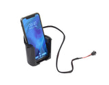 ACV* CARICABATTERIE UNIVERSALE INBAY A FORMA DI TAZZA PER SMARTPHONE COMPATIBILI QI, COLORE NERO