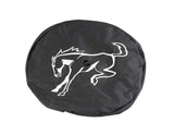 Originale Ford Bronco Copertura ruota di scorta nera con logo Bronco bianco